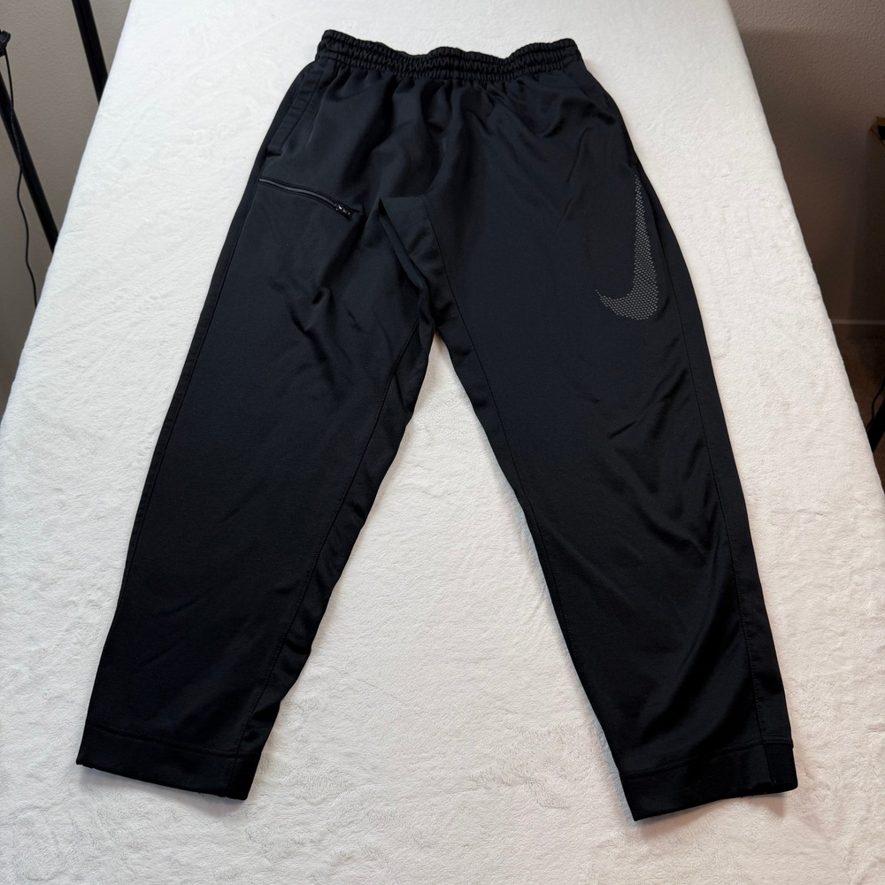 Nike Joggers Youth XL Black Good Dri-FIT Athletic Training Pants